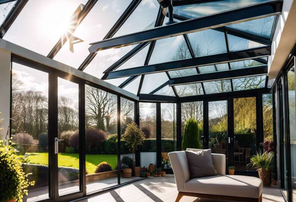 Avantages du film solaire sur le vitrage existant des vérandas