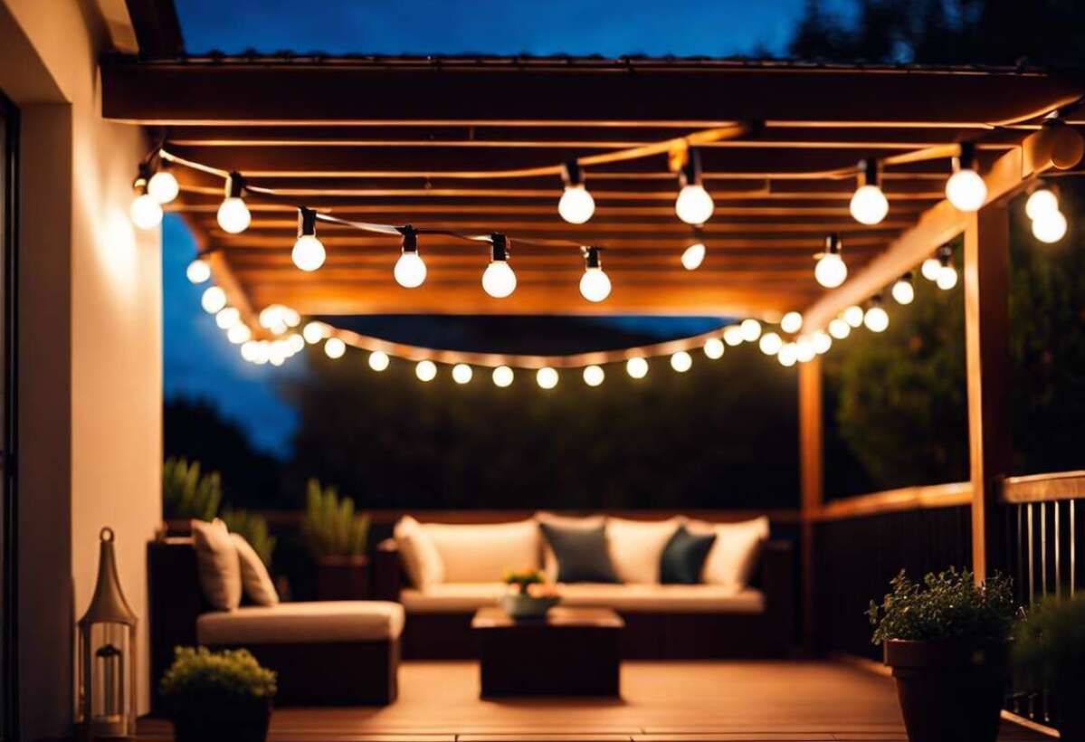 Éclairage intelligent pour vérandas et loggias : boostez l'ambiance !