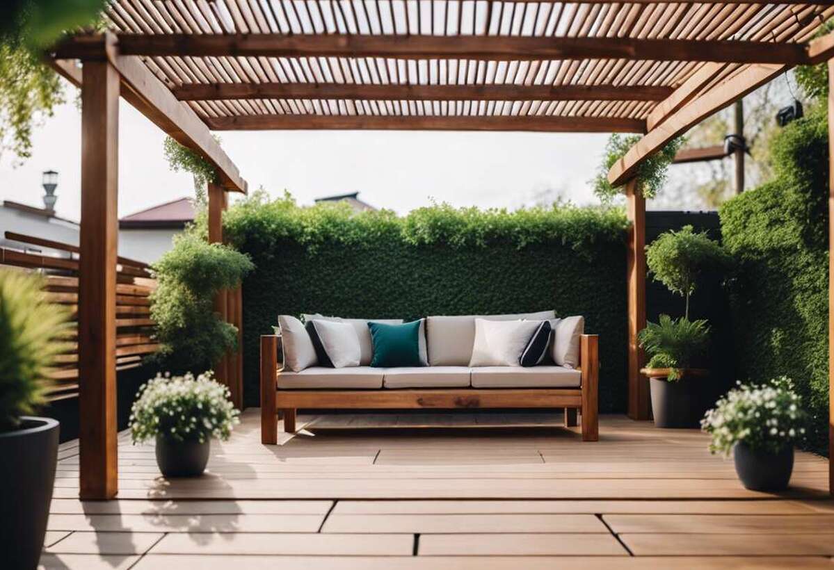 Maximiser son espace : quand la pergola en bois devient pièce à vivre