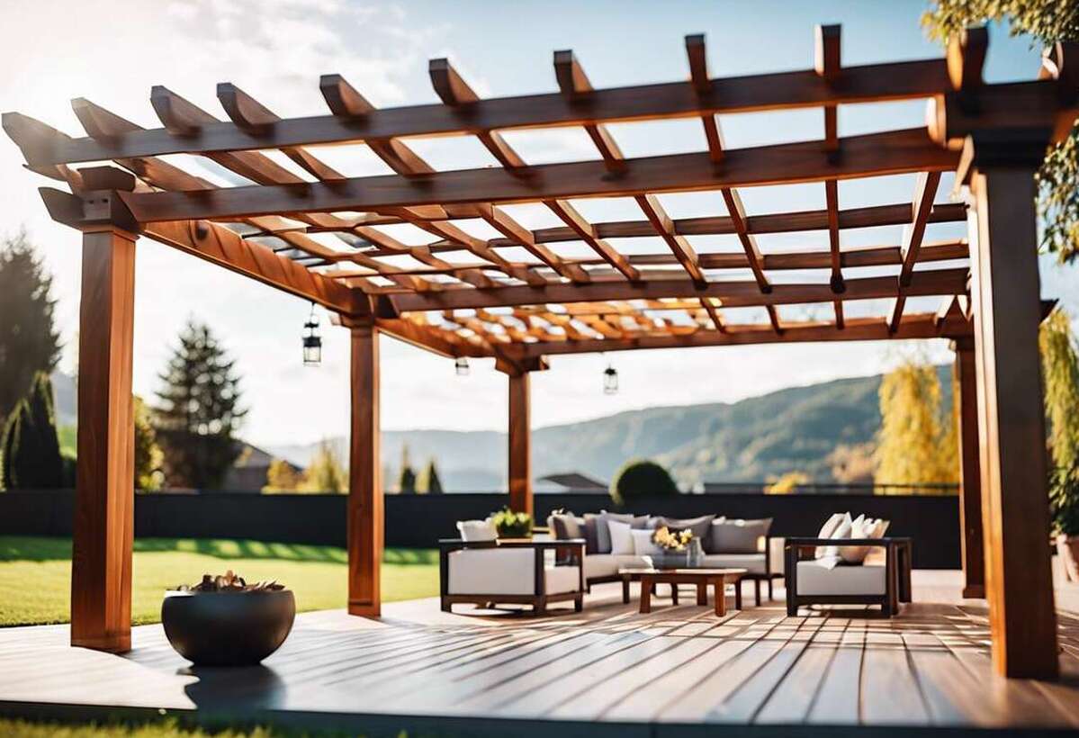 Innovation outdoor : les nouvelles fonctionnalités des pergolas en bois high-tech