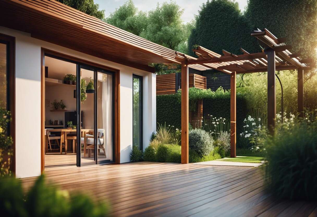 Les bienfaits environnementaux d'une pergola bioclimatique : un pas vers une maison durable