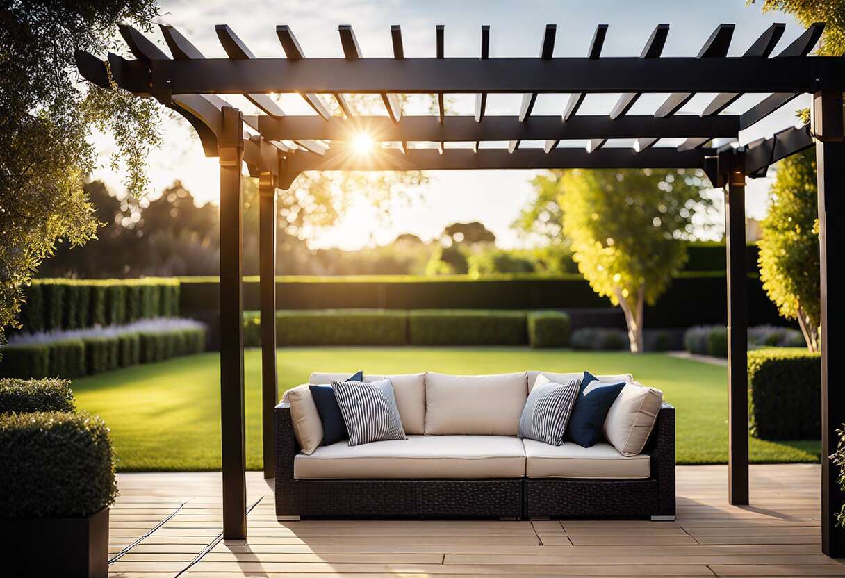 Les différents types de toiles pour votre pergola adossée