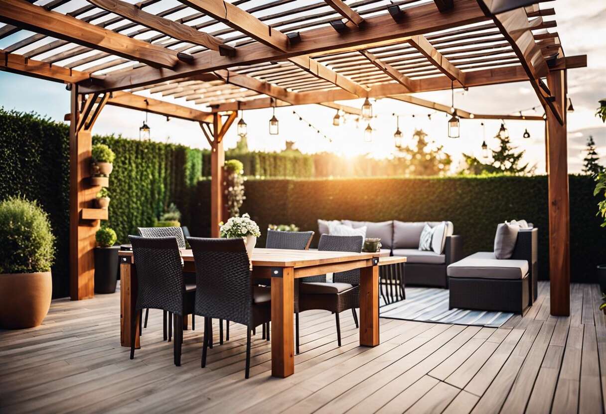 Les nouvelles fonctionnalités des pergolas en bois high-tech