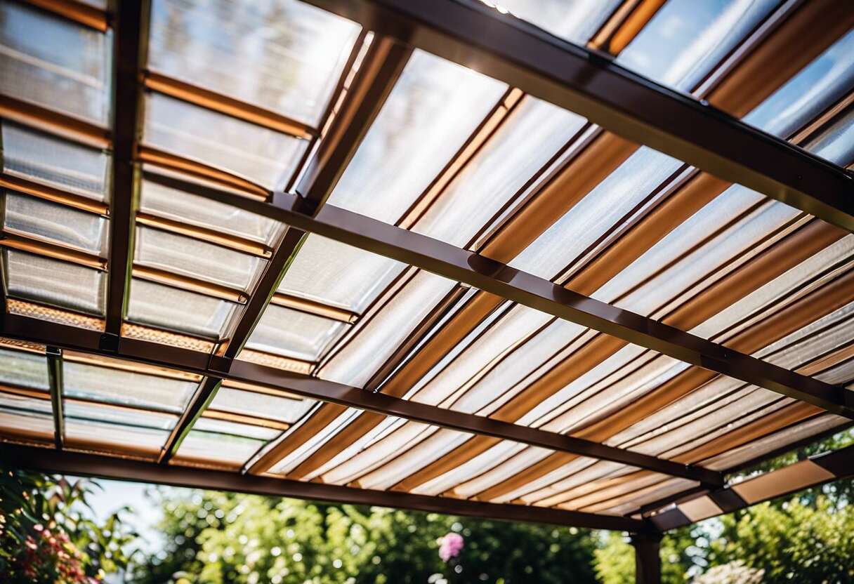 Verre, polycarbonate, toile : présentation des matériaux pour votre toiture de pergola en pvc