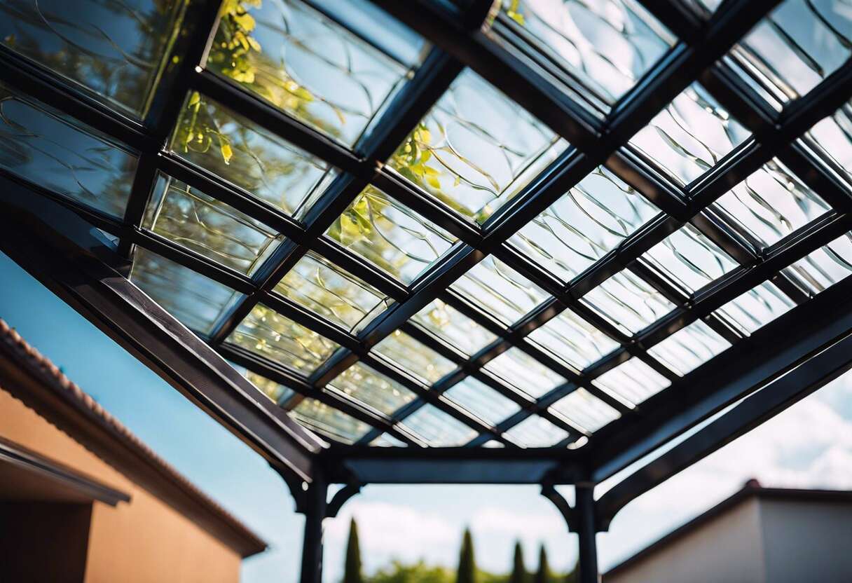 Le verre : une toiture élégante et lumineuse pour votre pergola