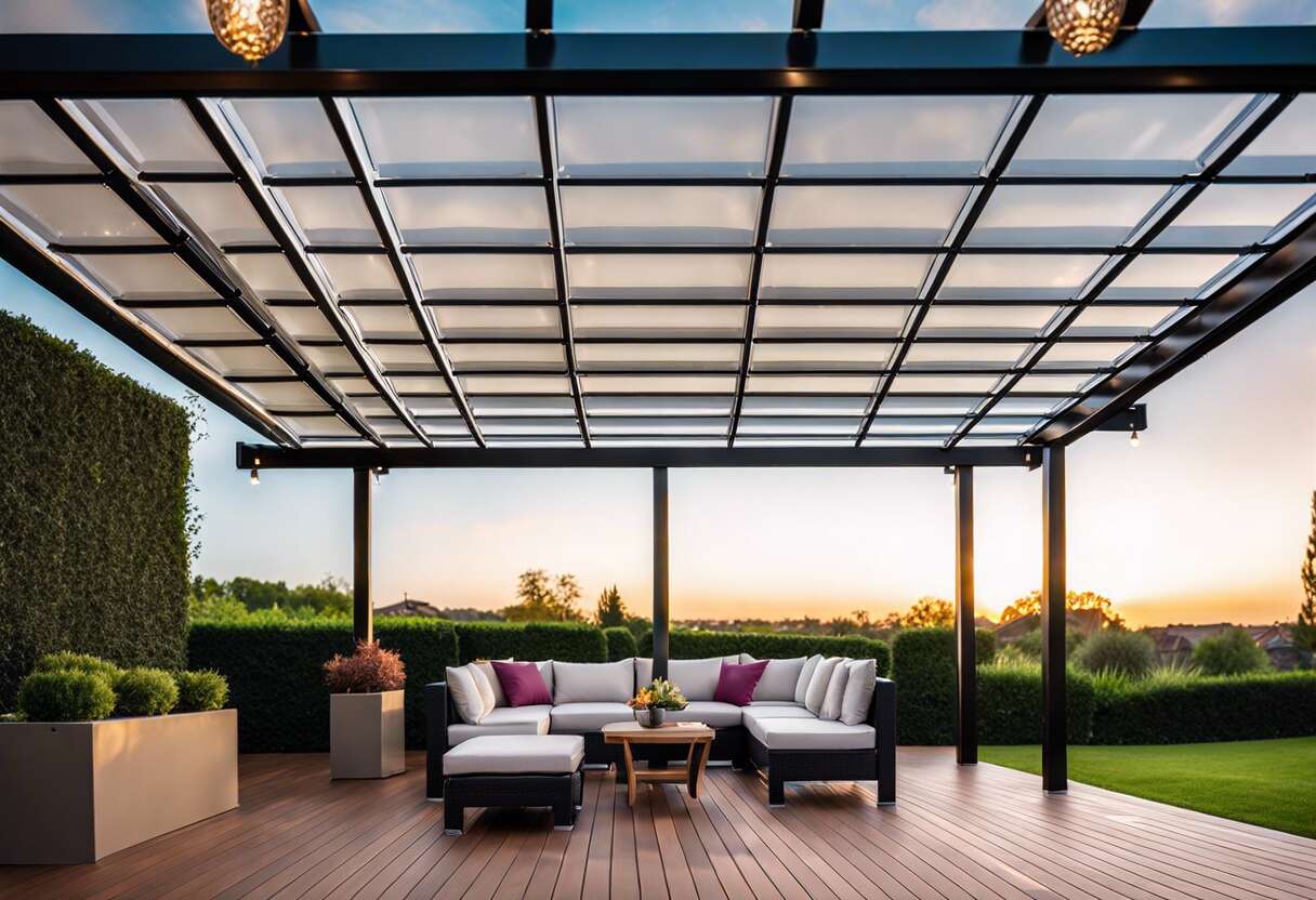 Le polycarbonate : la solution résistante et modulable pour votre pergola