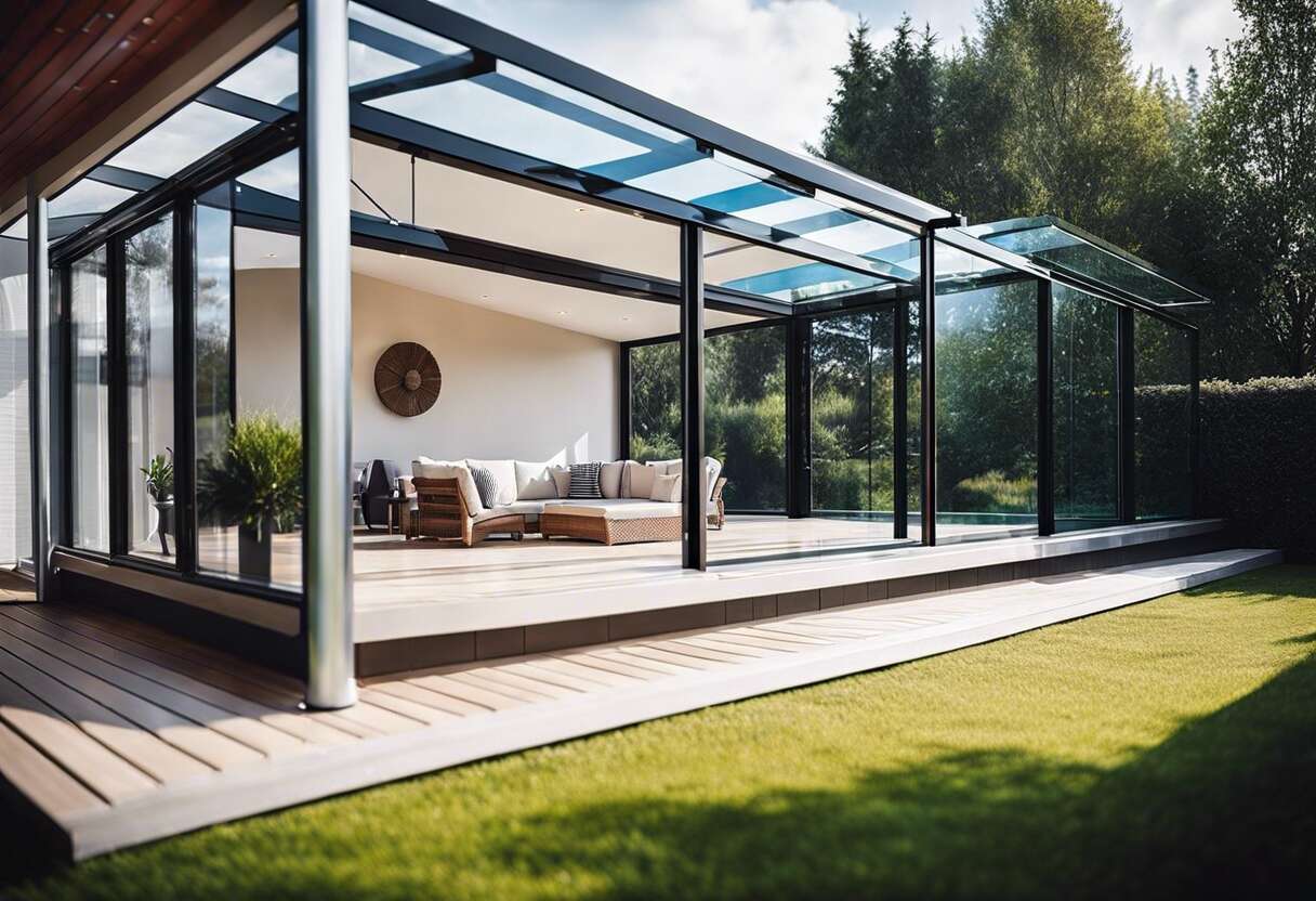 Matériaux innovants pour vérandas adossées : verre, aluminium, PVC
