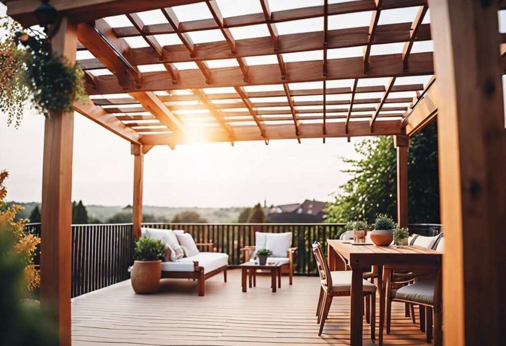 Extension de maison : transformer sa terrasse grâce à une élégante pergola en bois