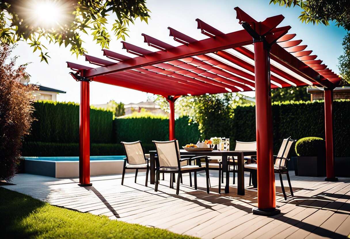 Optimiser l'ombre grâce à l'orientation de sa pergola
