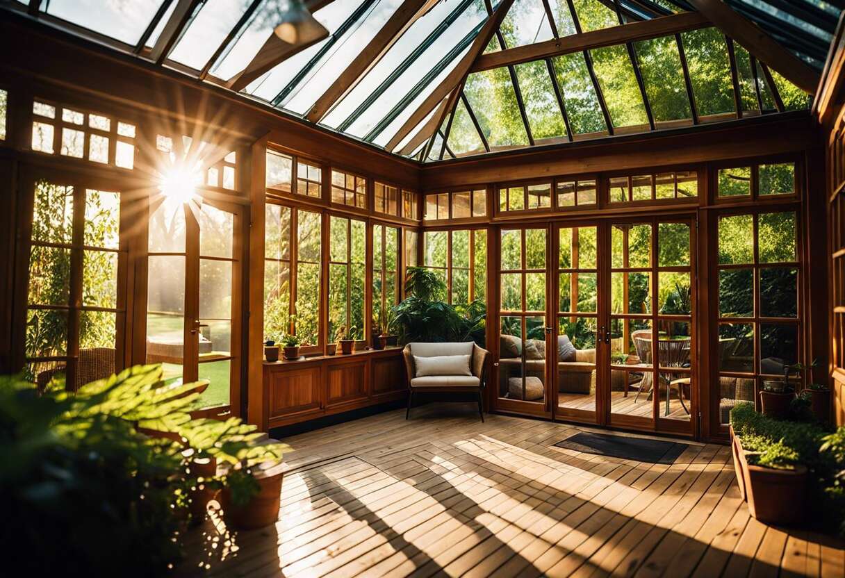 Les avantages d'une véranda en bois respectueuse de l'environnement