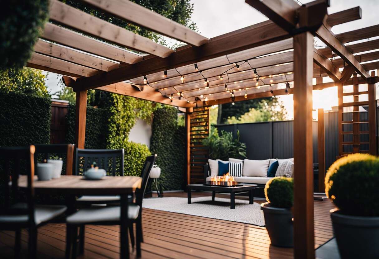 Avantages et inconvénients d'une pergola adossée pour votre maison