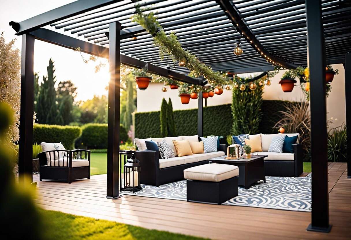 Accessoiriser et décorer sa pergola pour une intégration réussie