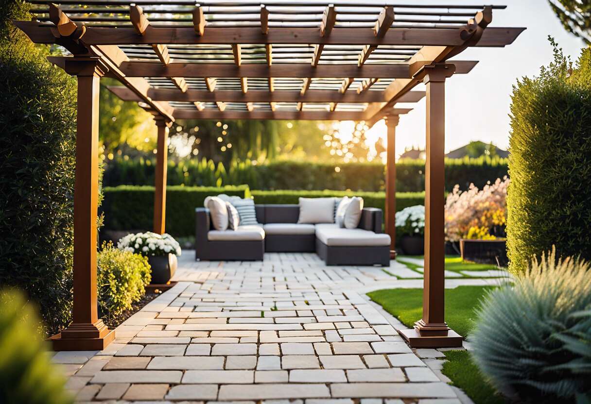 Sélectionner les matériaux durables pour une pergola adossée