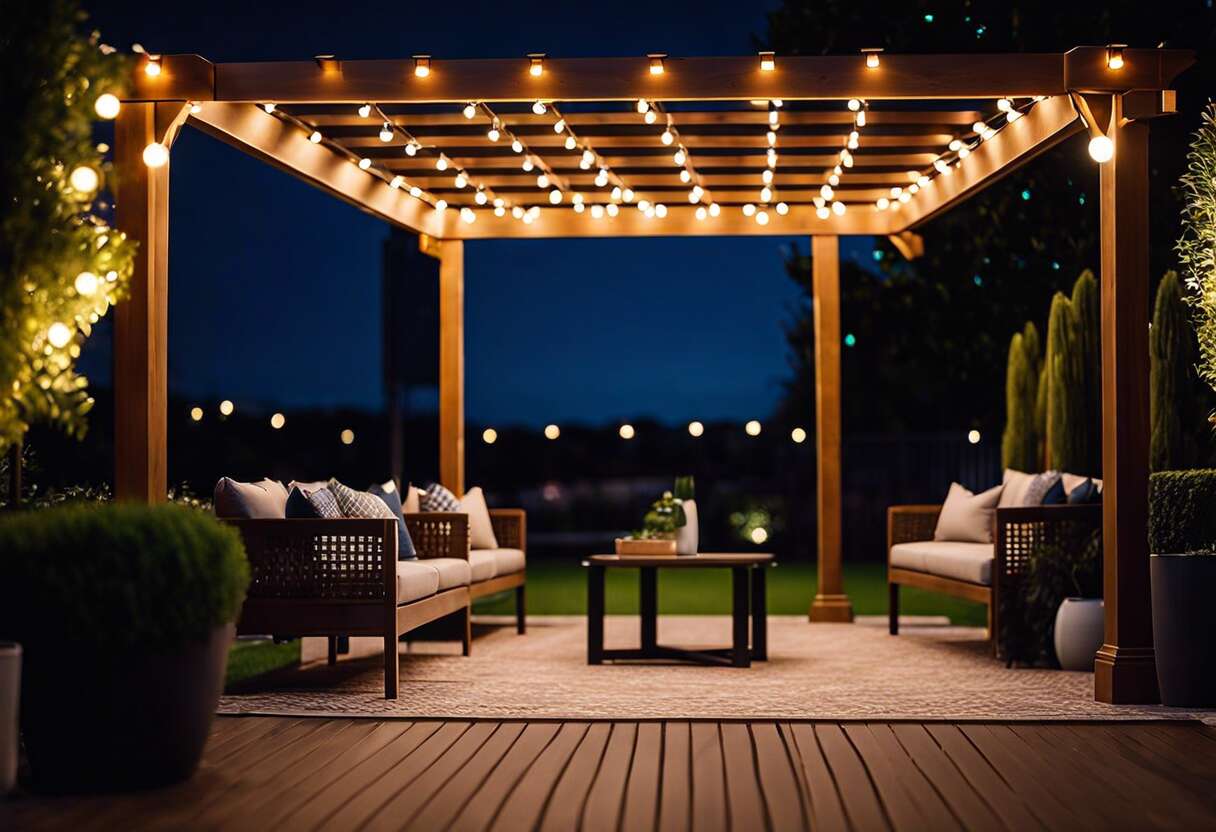 Les avantages de l'éclairage led pour pergola
