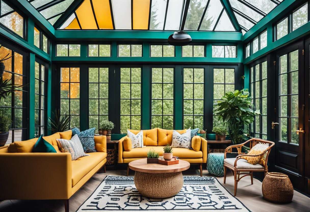 Astuce couleur : peindre sa véranda pour un intérieur unique