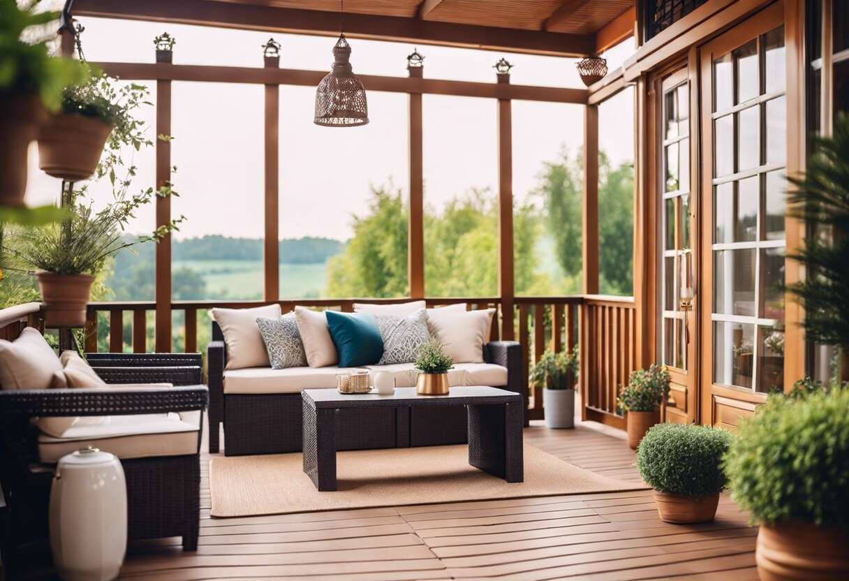 Le choix du mobilier : pièce maîtresse de votre décoration de véranda