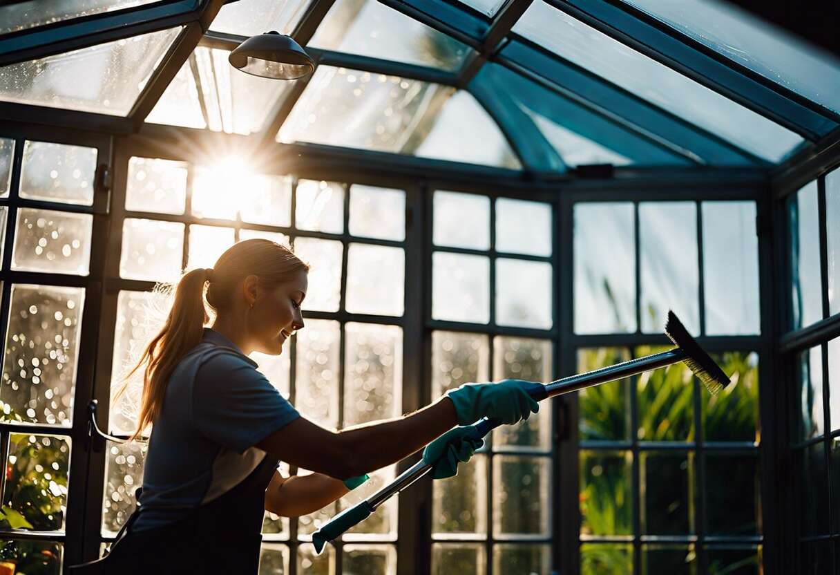 Les bons gestes pour nettoyer votre véranda en aluminium