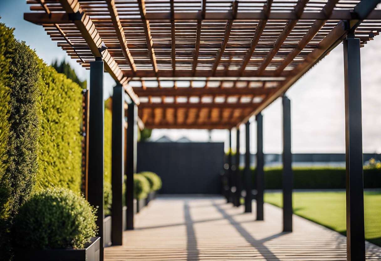 Choix des matériaux pour votre pergola : taille et résistance