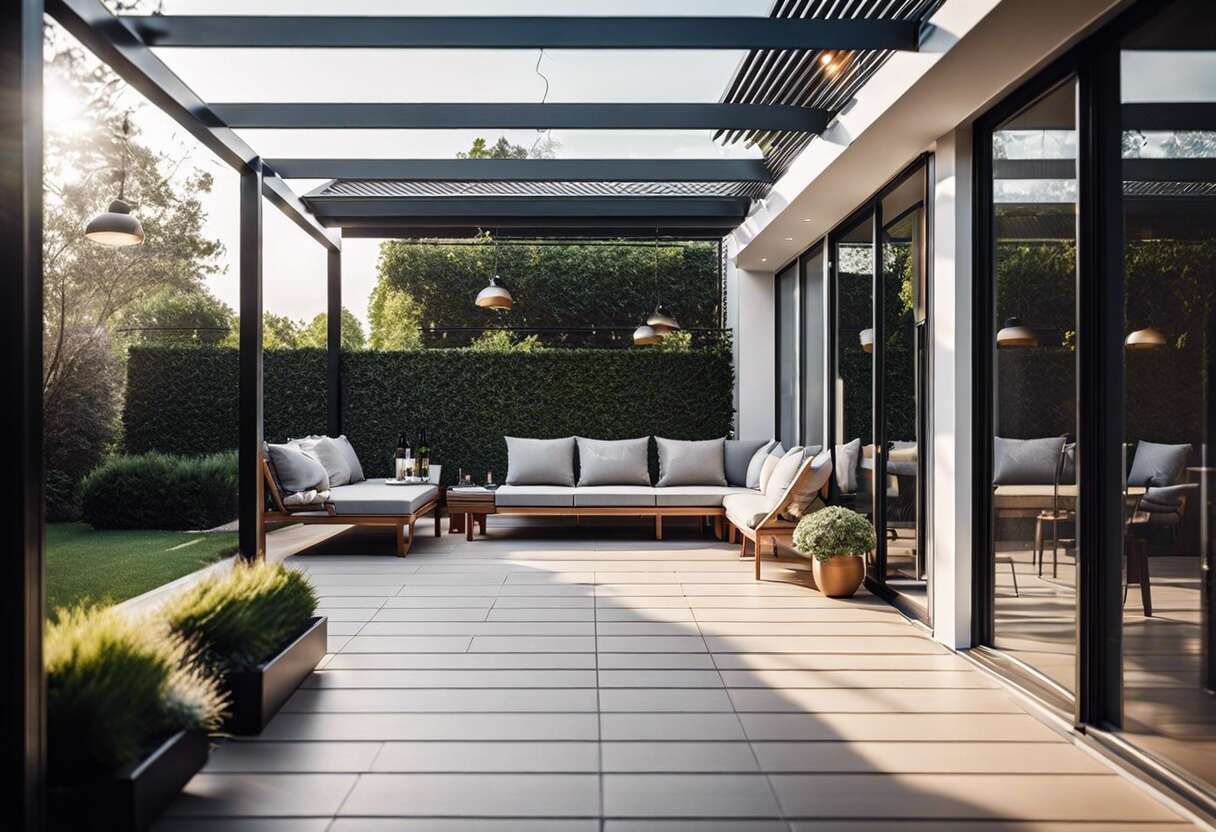 La véranda moderne : un espace de vie lumineux et épuré