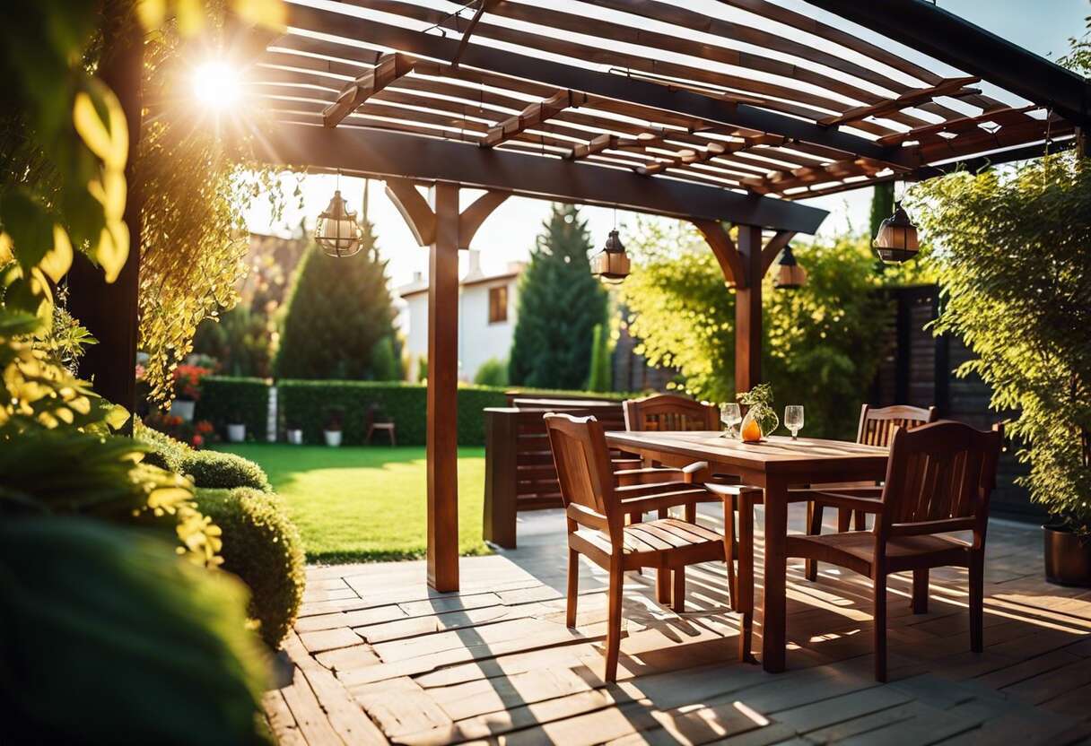Créer un cocon naturel : le choix du bois pour votre pergola et mobilier de jardin
