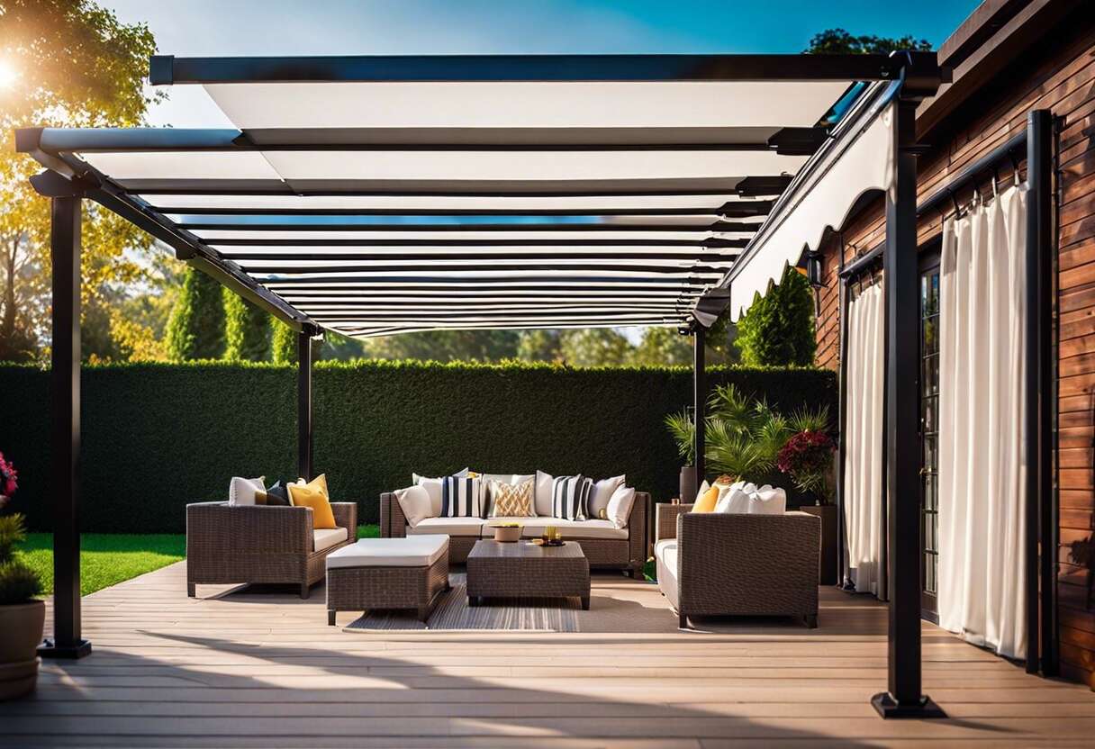 Personnalisation de la toile rétractable : couleurs et motifs