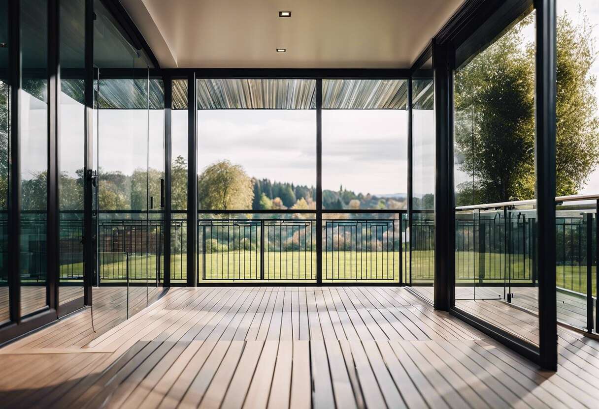 Résistance des matériaux : verre sécurisé et profilés robustes