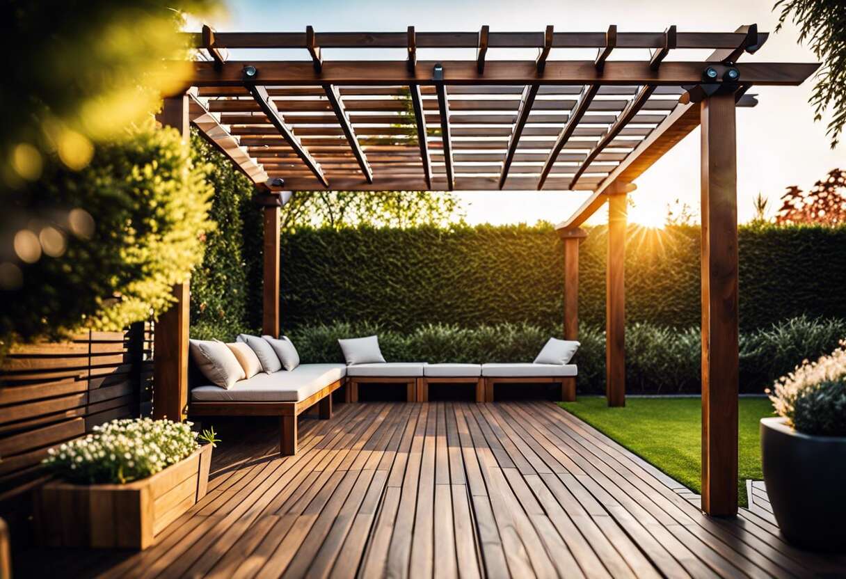 Solutions d'éclairage et d'ombrage pour votre pergola