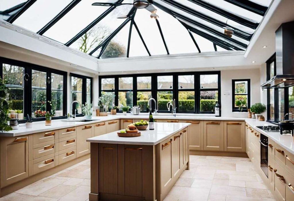 Extension de l'espace de vie : intégrer une cuisine ouverte dans sa véranda PVC