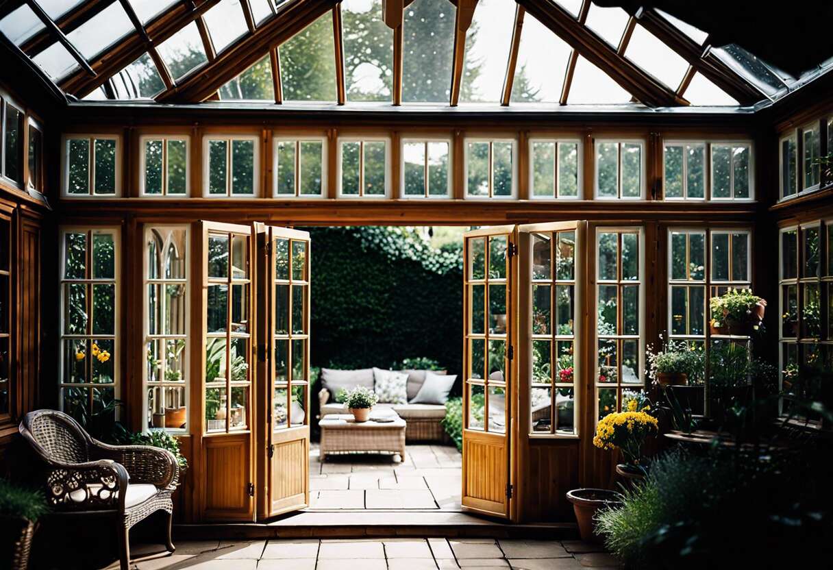 Esthétique et charme naturel d'une extension en bois