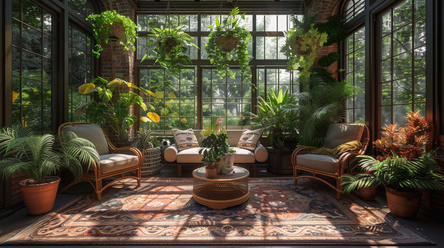 Végétation dans la véranda : une touche de nature durable