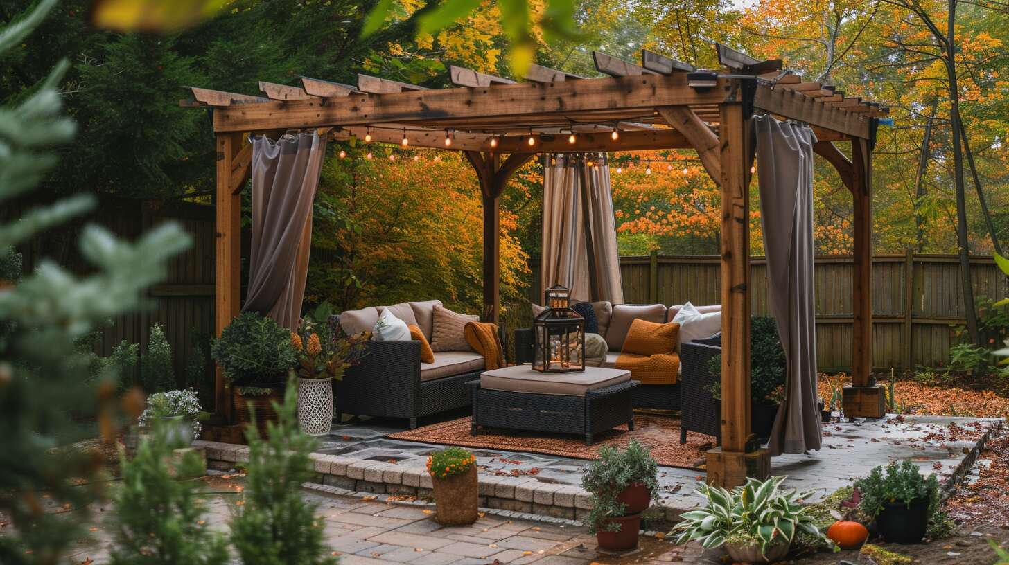 Accessoires indispensables pour profiter de sa pergola tout le temps
