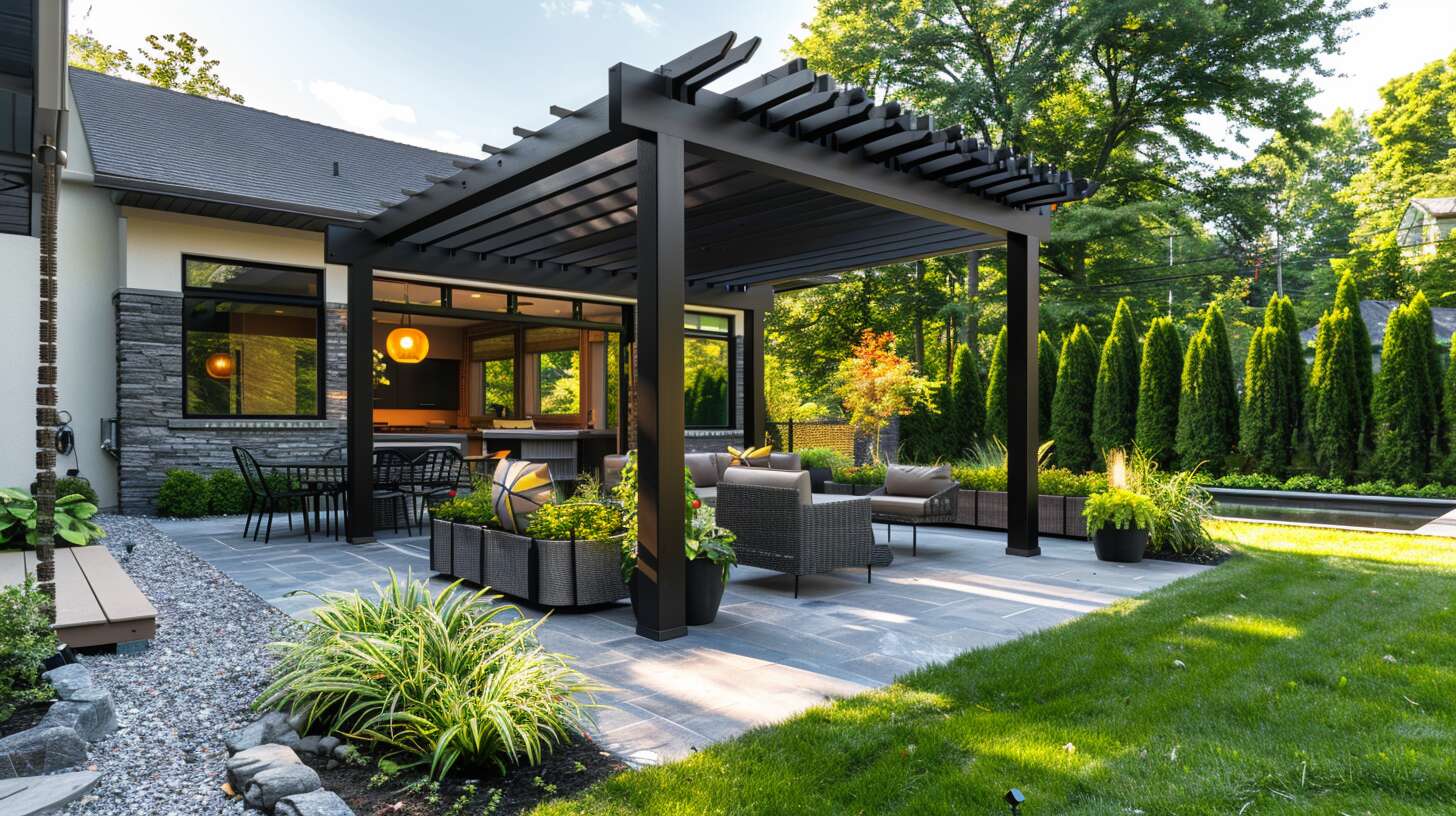 L'harmonie entre fonctionnalité et esthétisme dans le choix d'une pergola