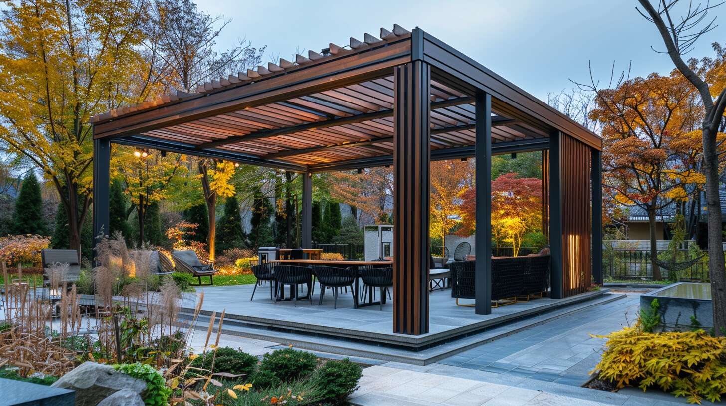 La technologie au service du confort : fonctionnalités avancées des pergolas bioclimatiques