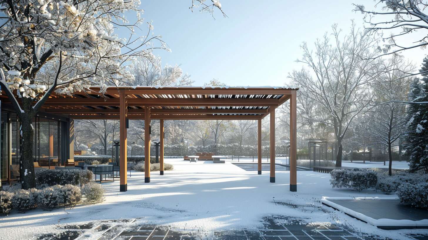 Systèmes antigel : intégrer des capteurs de neige et de glace à votre pergola