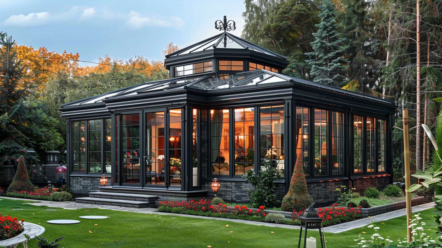 L'aluminium, le choix moderne pour une véranda de style victorien