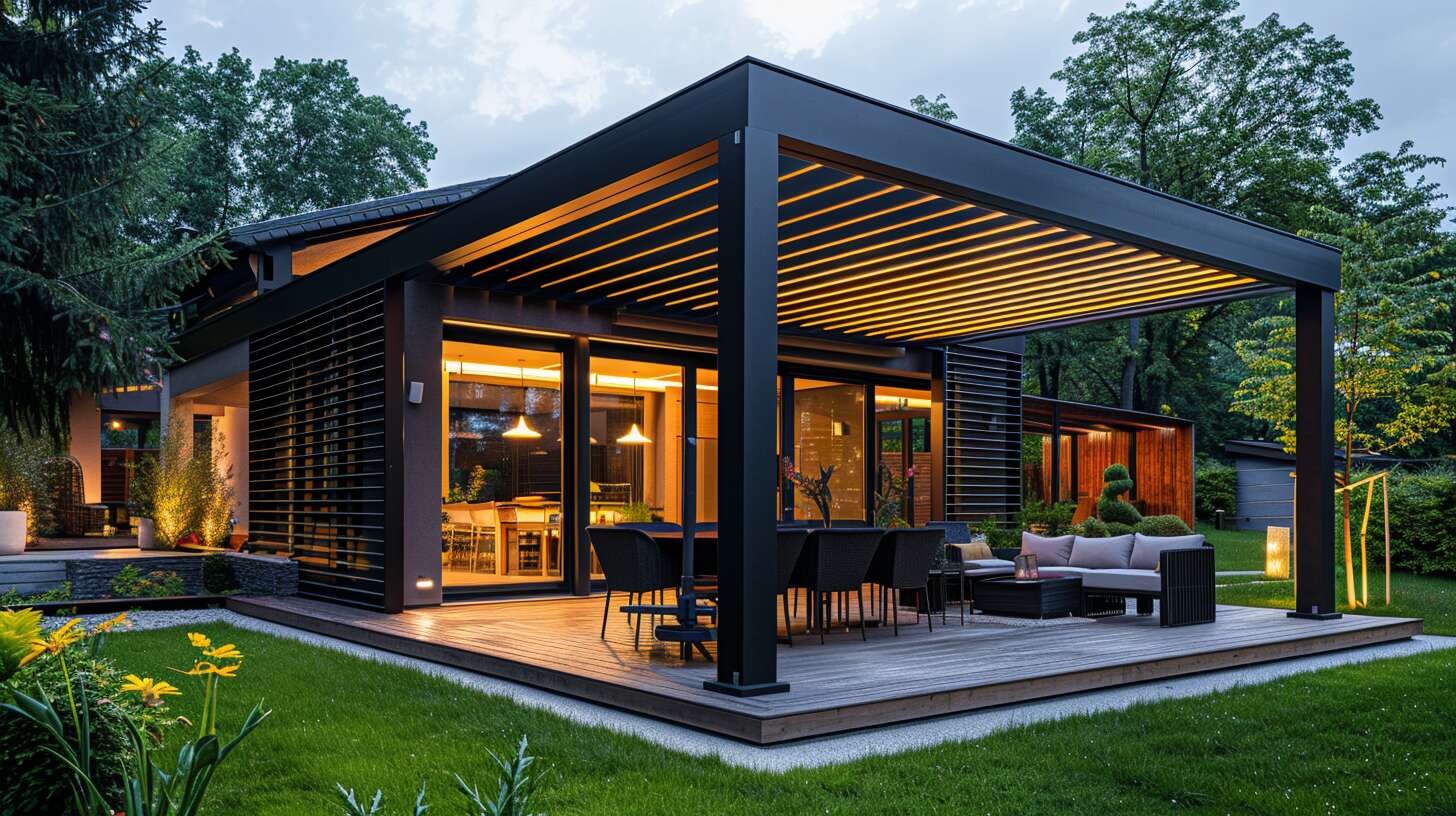 La pergola bioclimatique en aluminium : définition et principes