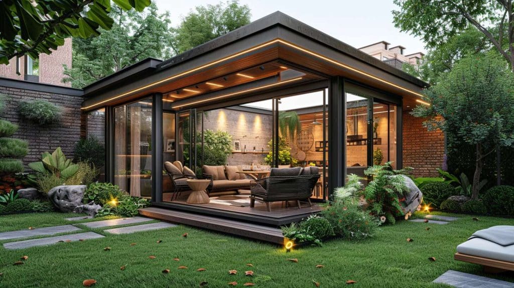 Transition écologique : avantages environnementaux des petites vérandas
