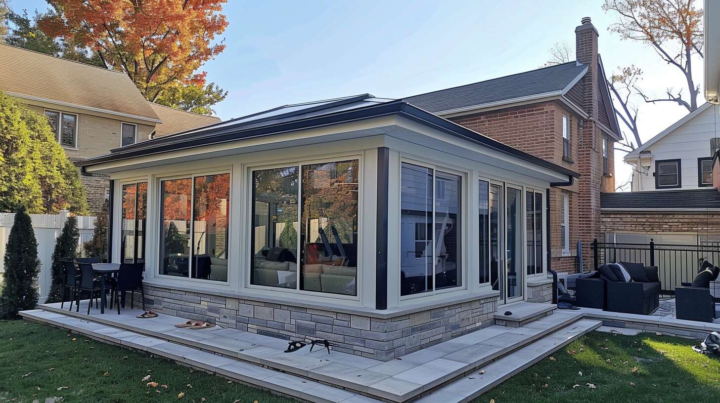 Conjuguer design moderne et confort avec une véranda en pvc esthétique