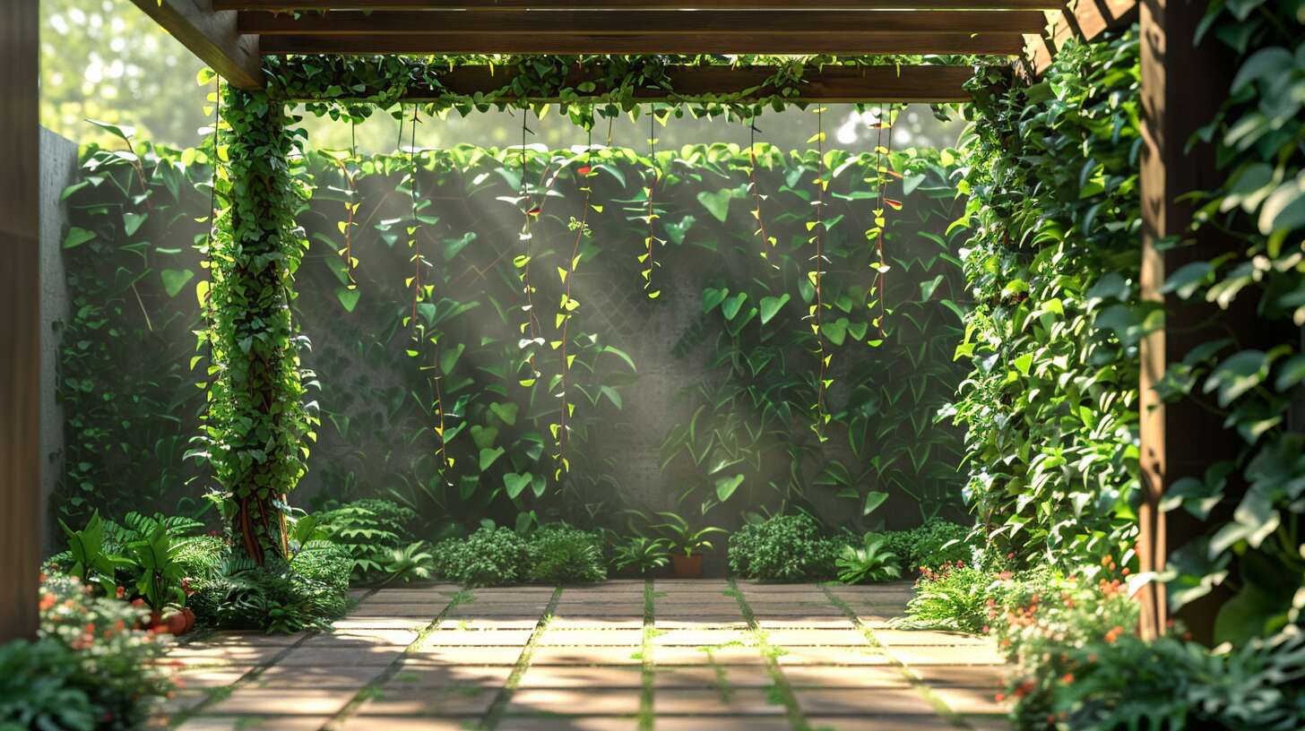 Choisir les plantes grimpantes adaptées à votre pergola en pvc