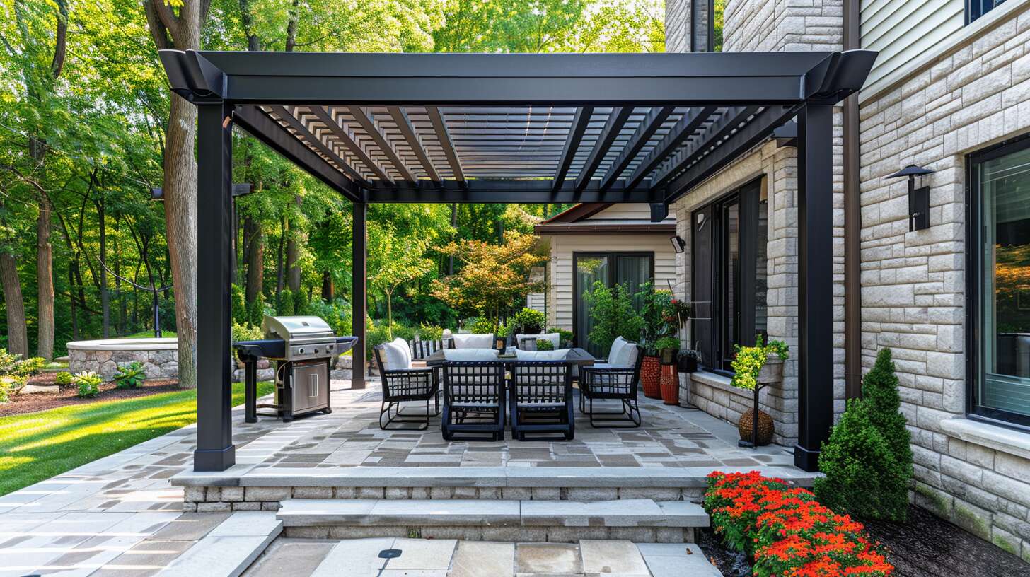 Valoriser son bien immobilier grâce à une élégante pergola en alu