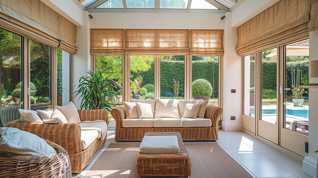 Protection solaire pour vérandas : stores, volets ou films ?
