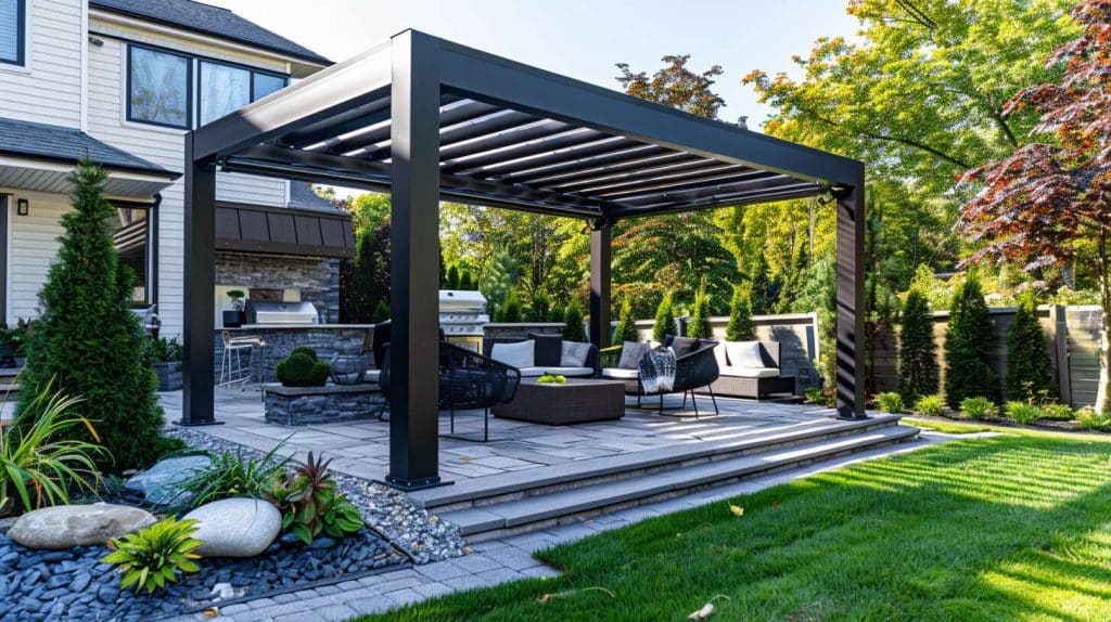 Rentabilité d'une installation de pergola en aluminium pour votre maison