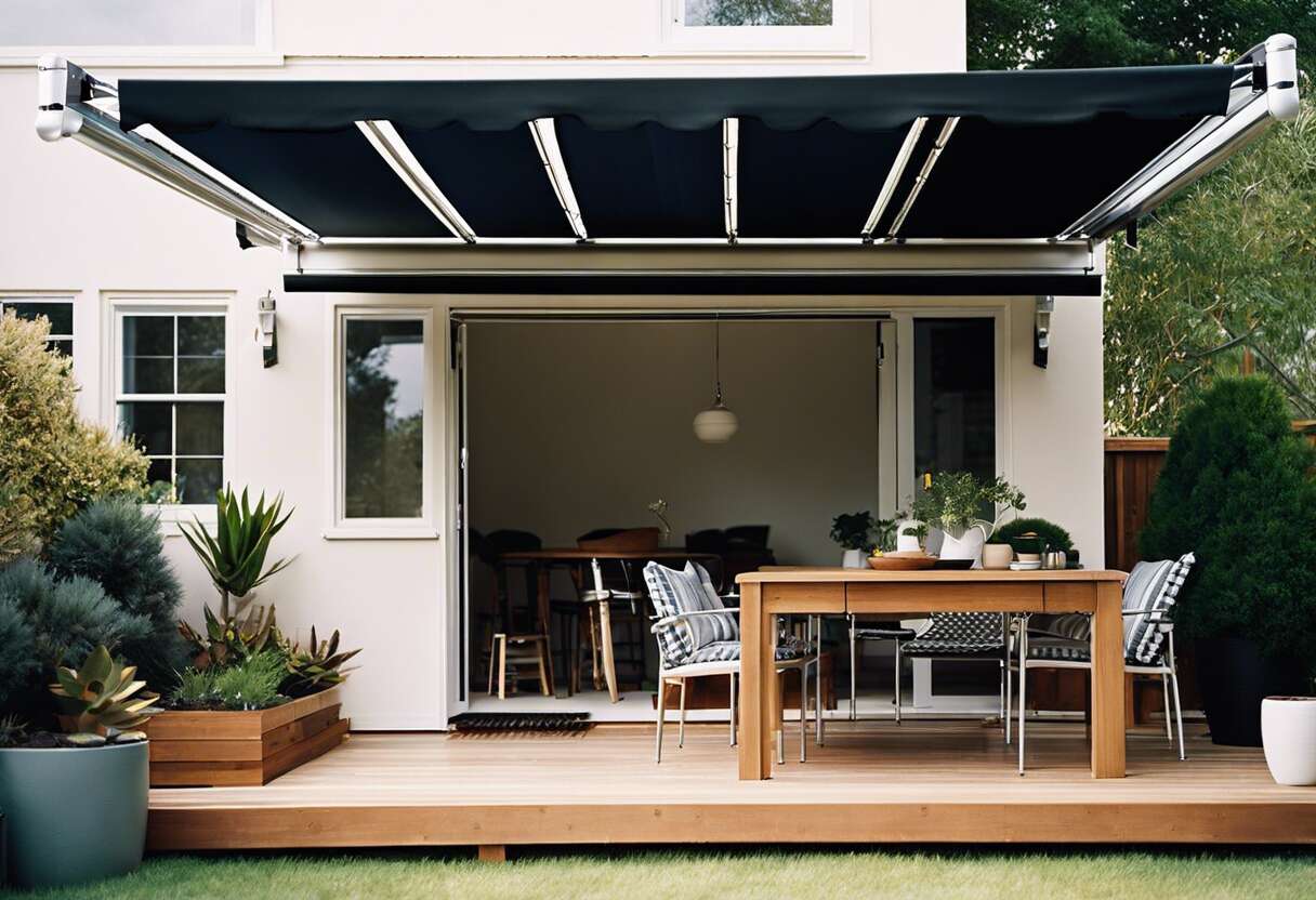 Design moderne : intégrer un store banne dans votre extérieur