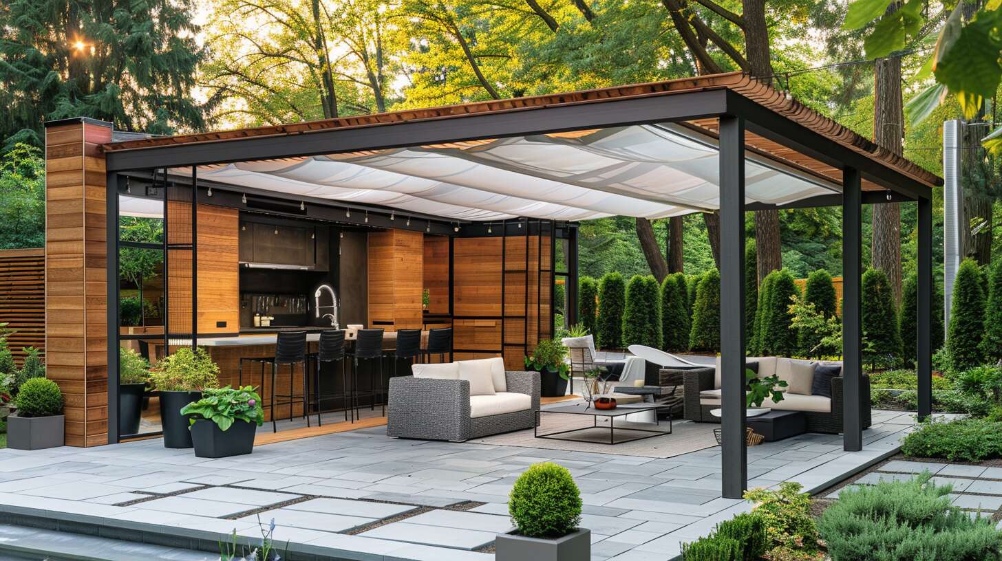 Investissement durable : longévité des pergolas à toiles rétractables