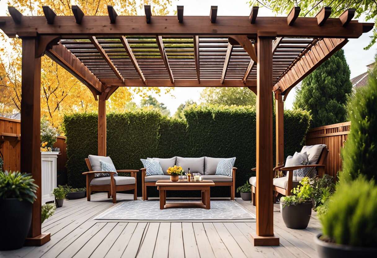 Entretien facile : astuces pour préserver votre pergola en bois