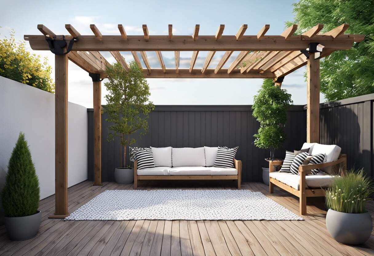 Personnalisation de pergola : idées déco pour un espace unique