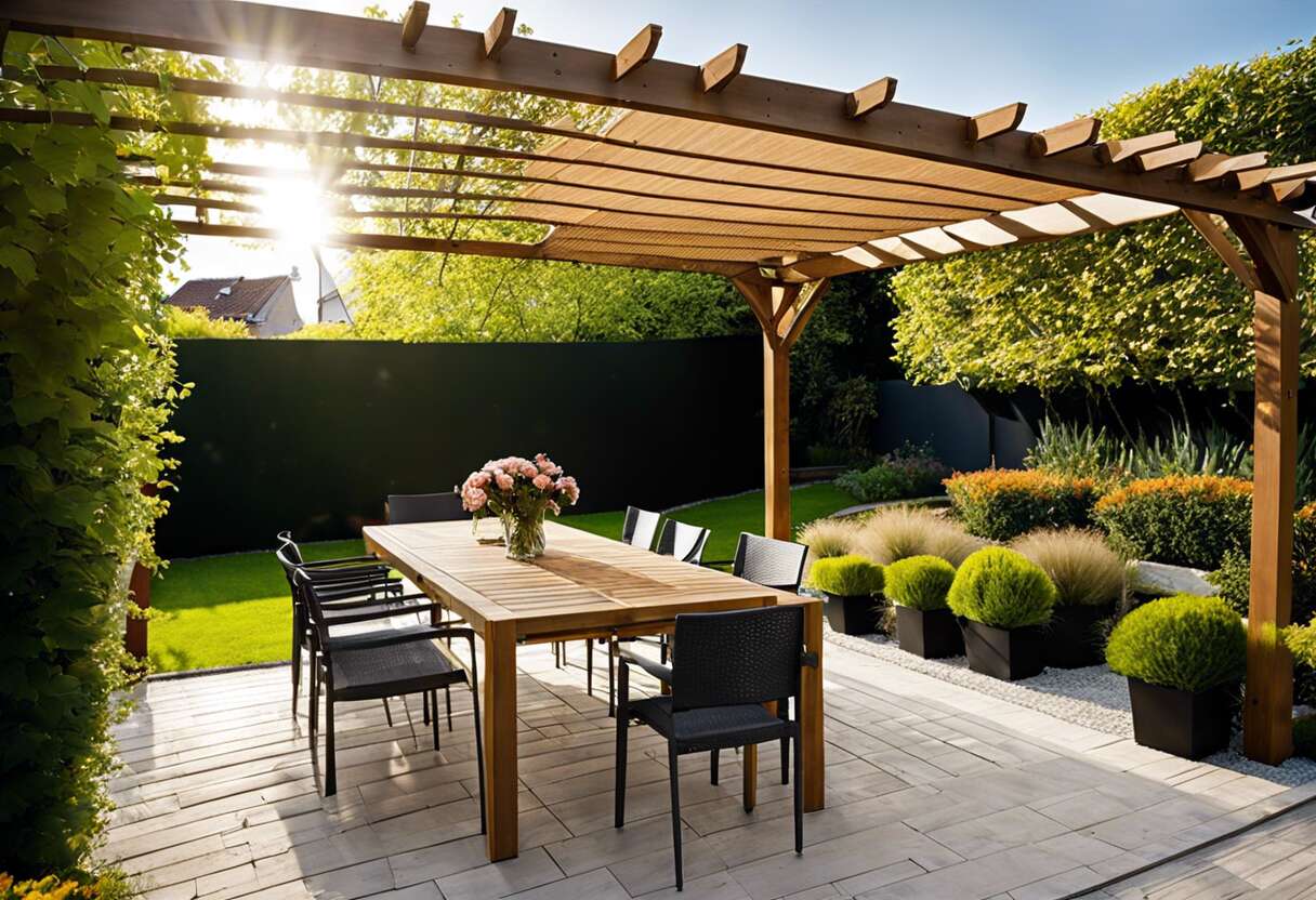 Personnalisation de jardin : intégrer une pergola à toile rétractable dans son extérieur
