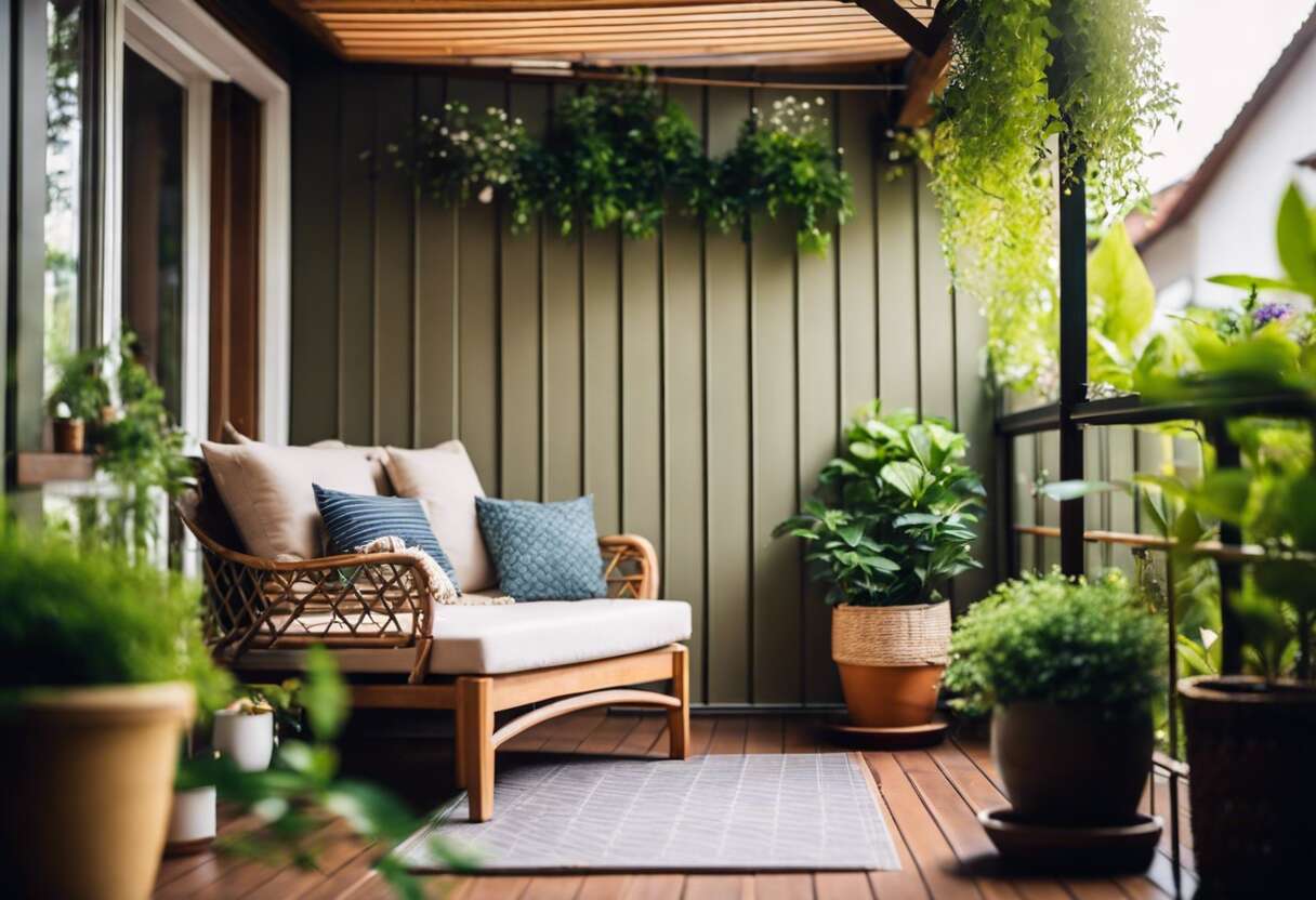 Gain de place : solutions d&rsquo;aménagement extérieur avec une mini-véranda