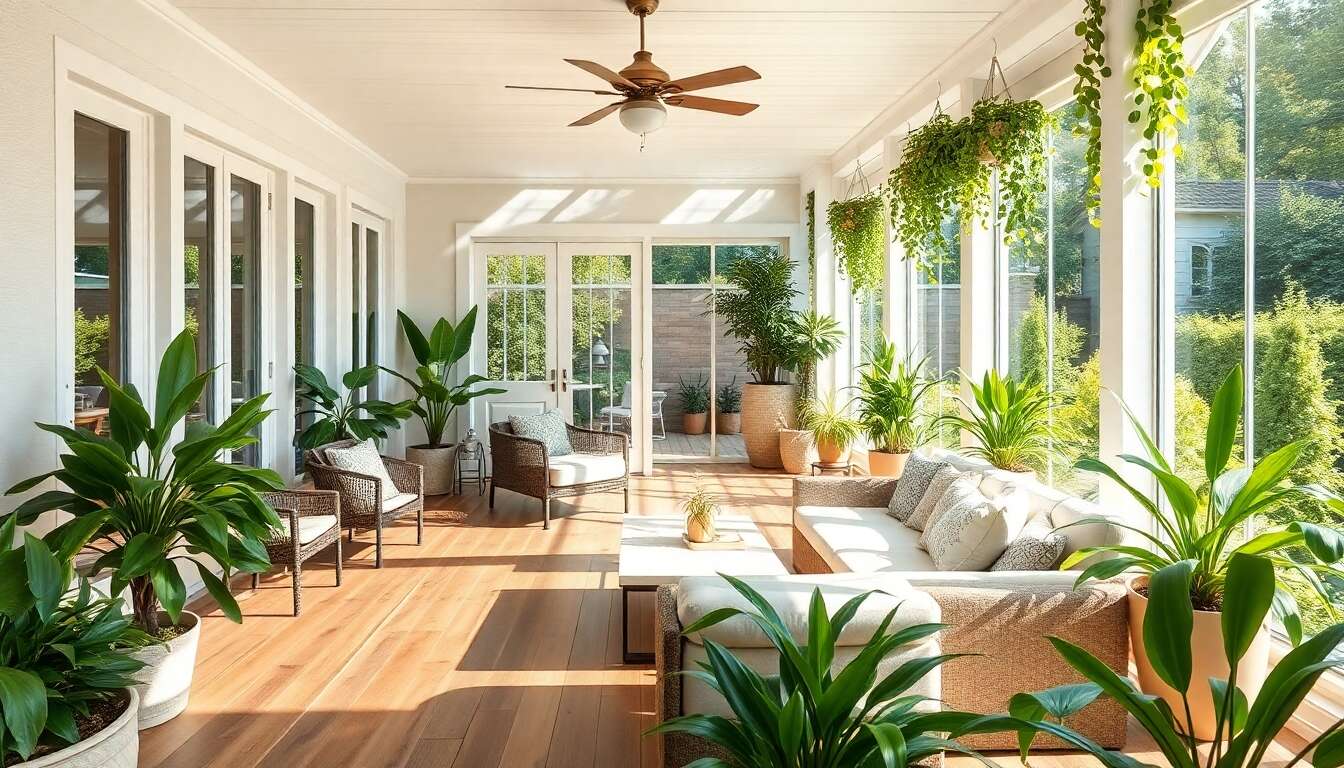 Entretien facile : solutions pratiques pour une véranda moderne sans tracas