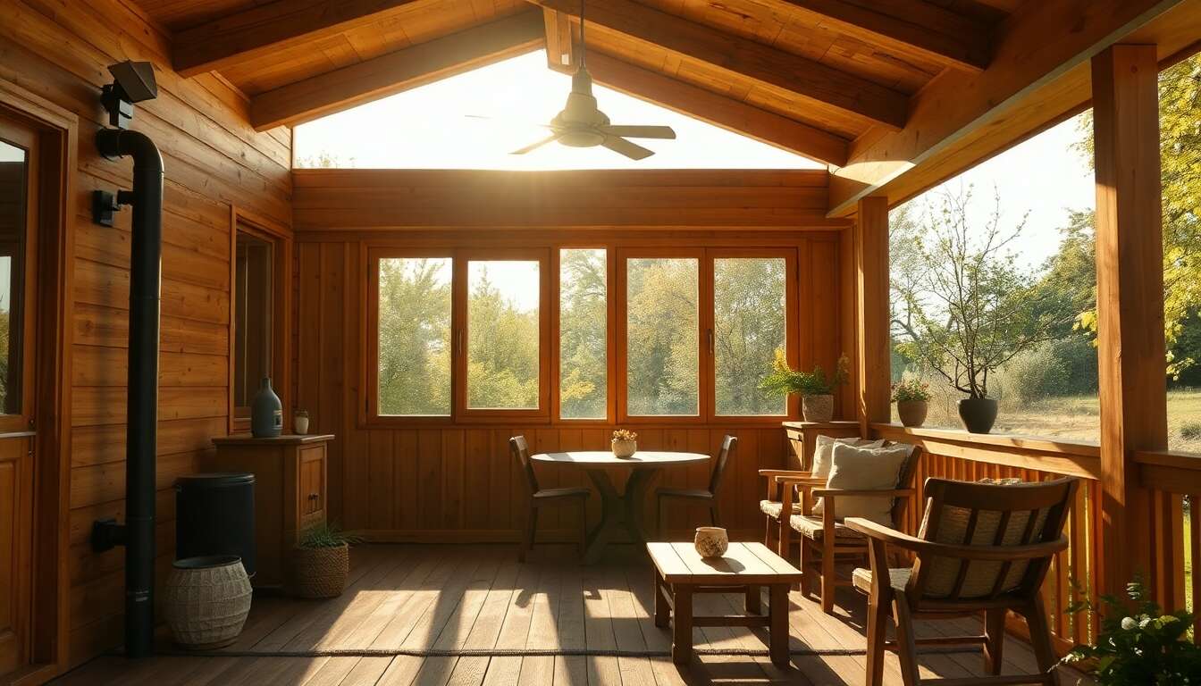 Climatisation : les options pour une véranda en bois Climatisation : les options pour une véranda en bois